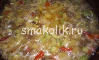 Рагу с фрикадельками за полчаса
