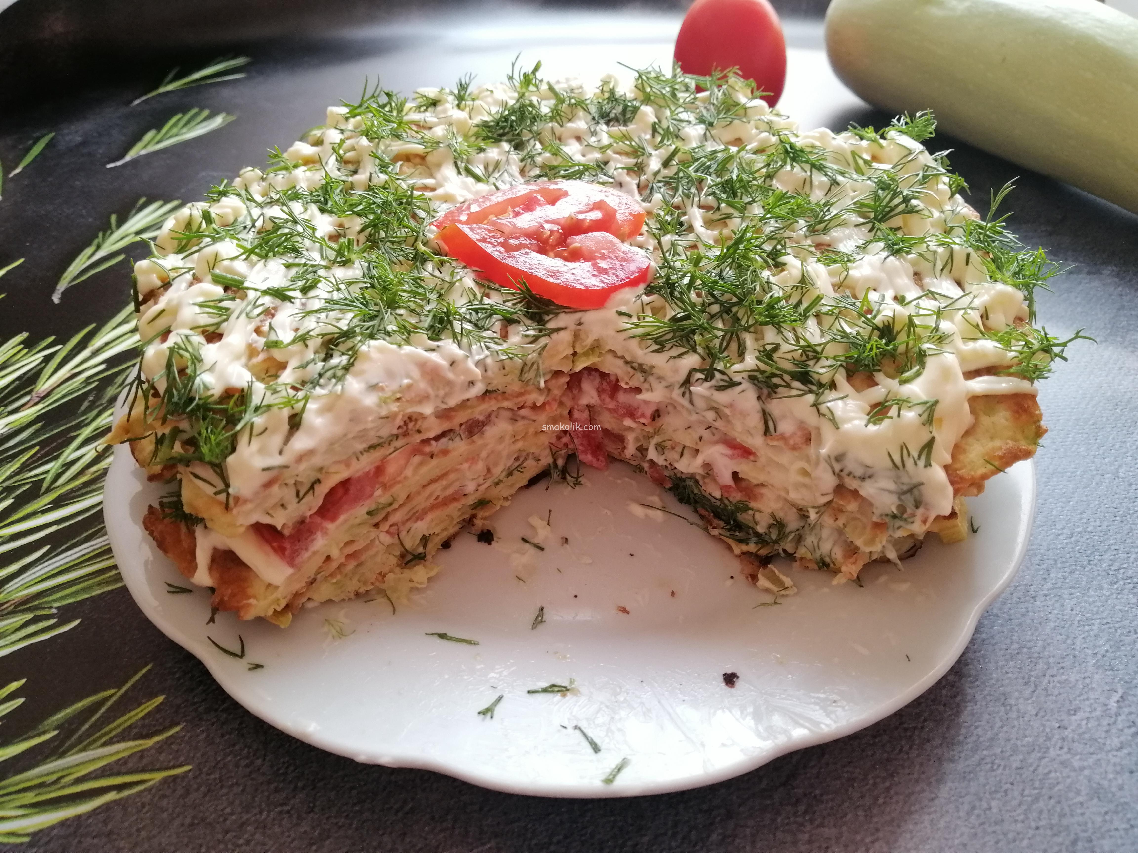 кабачковый торт