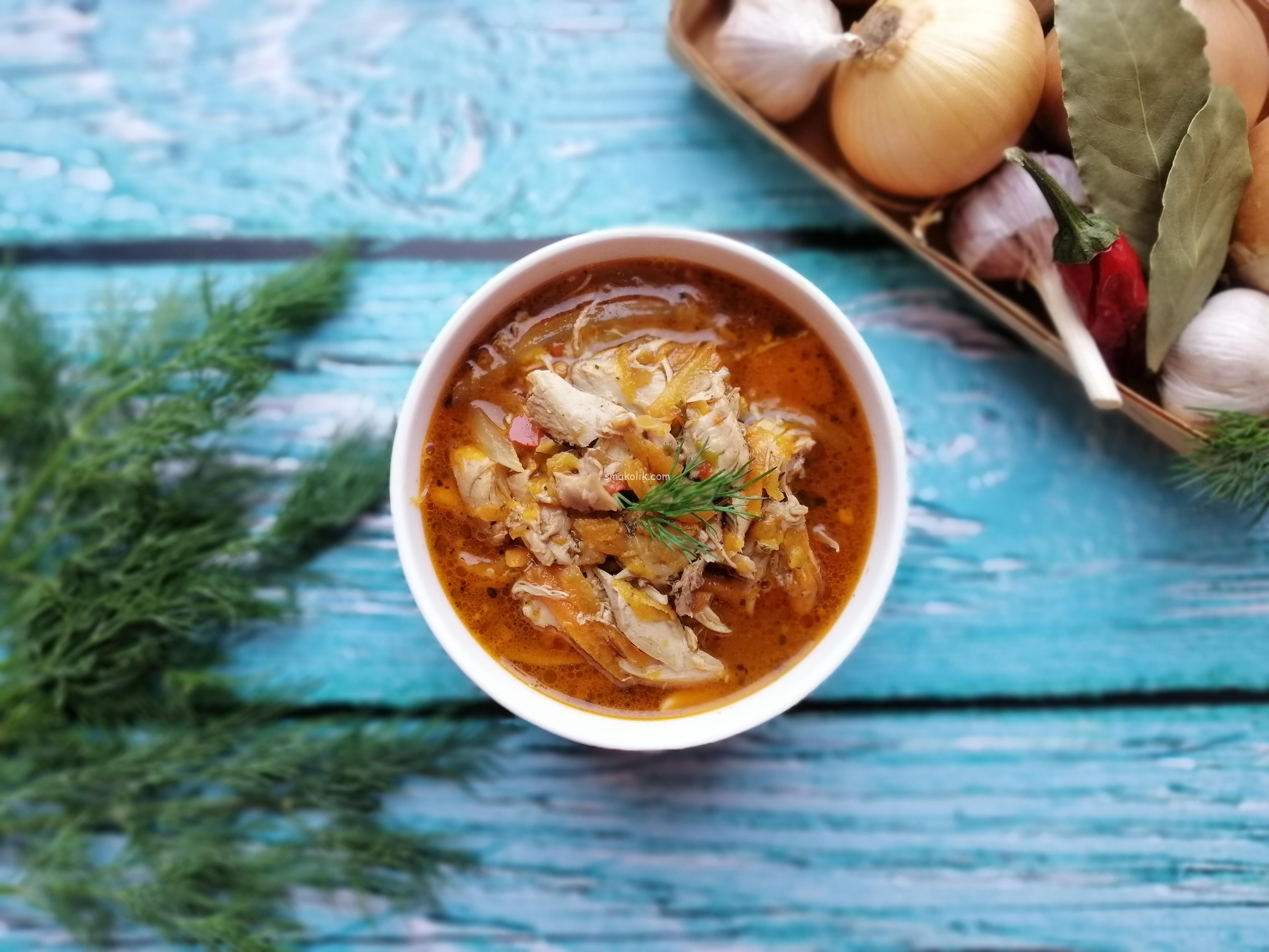 подлива с мясом