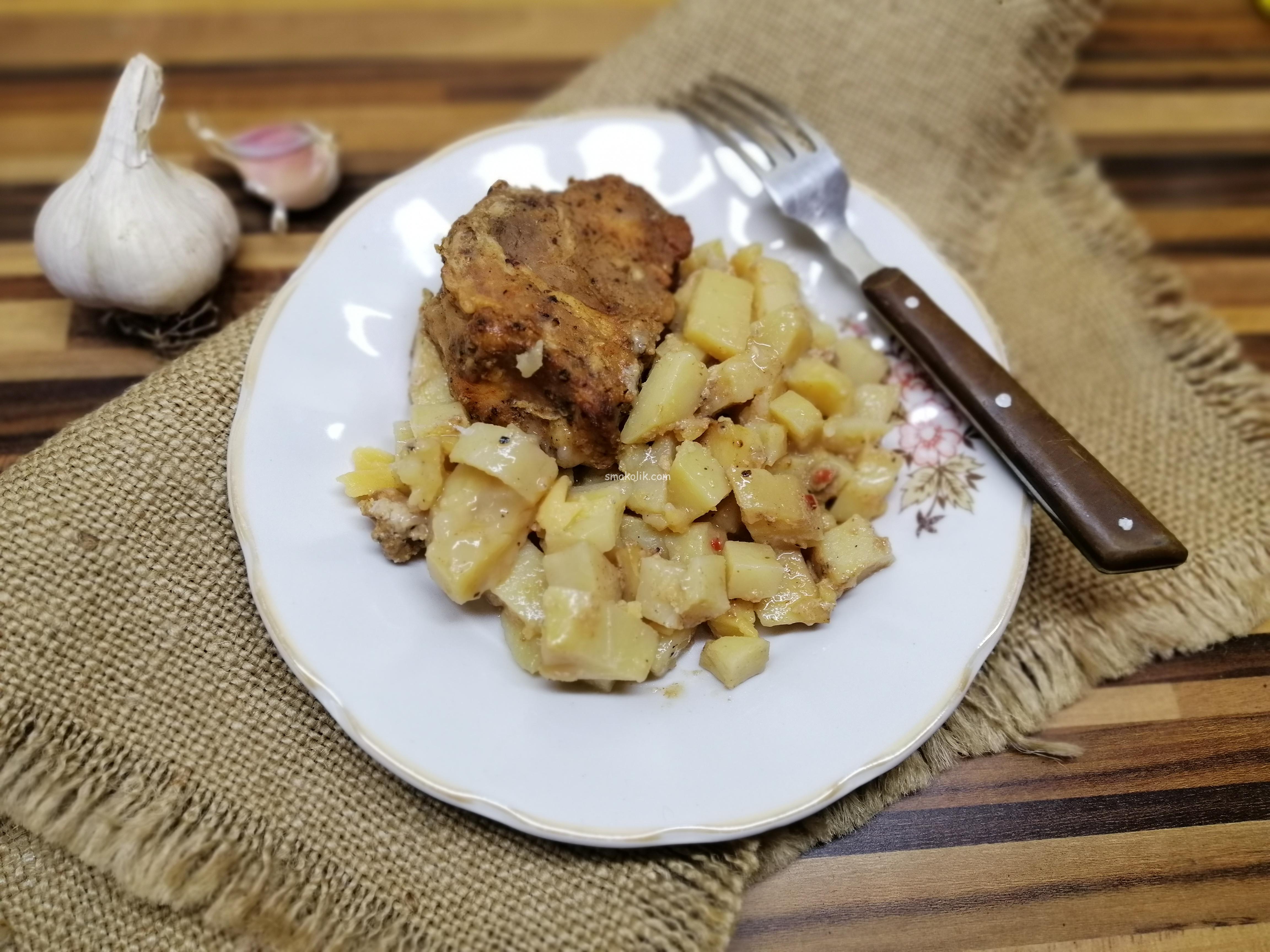 ребрышки с картошкой