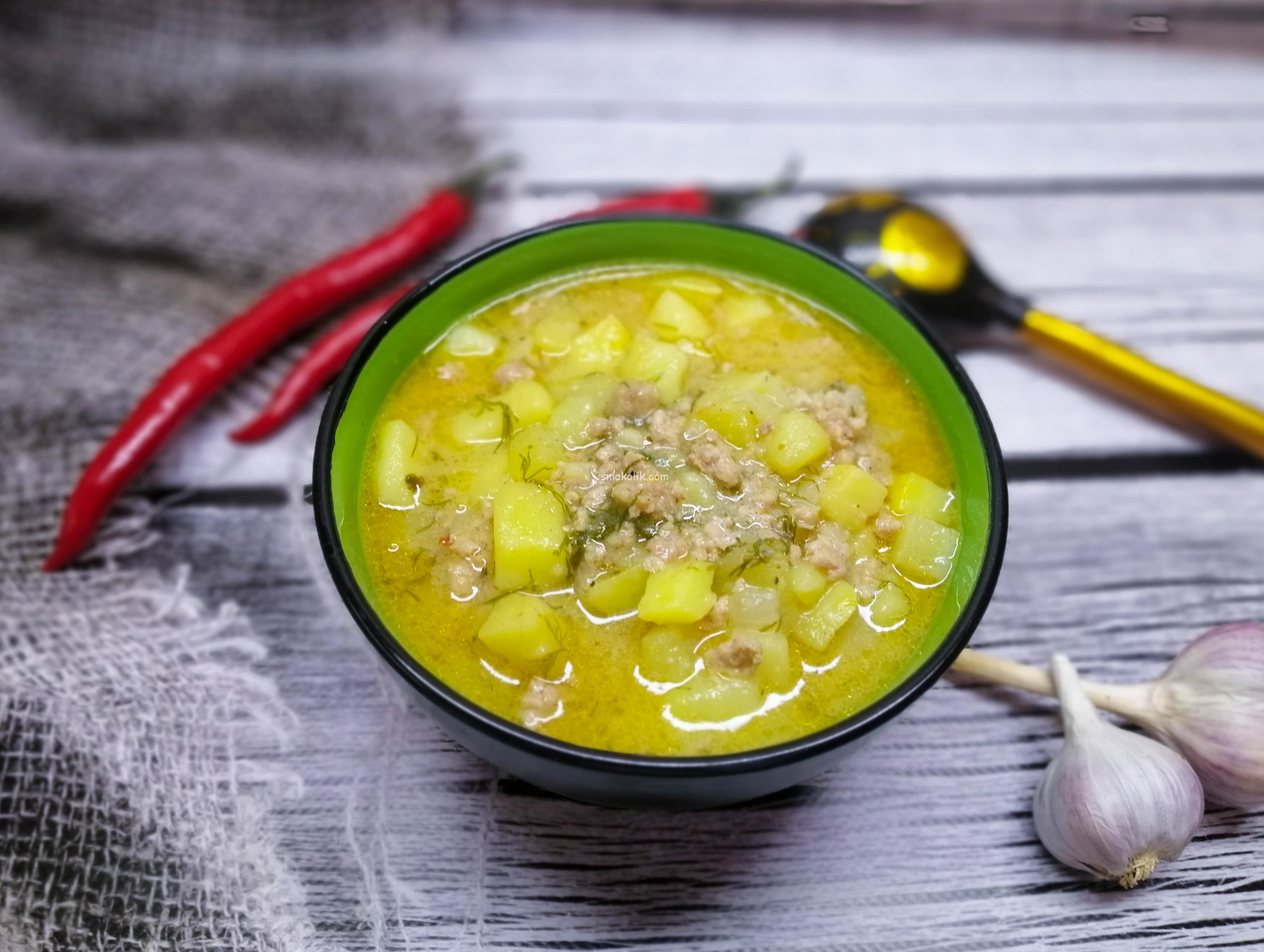 картошка с фаршем