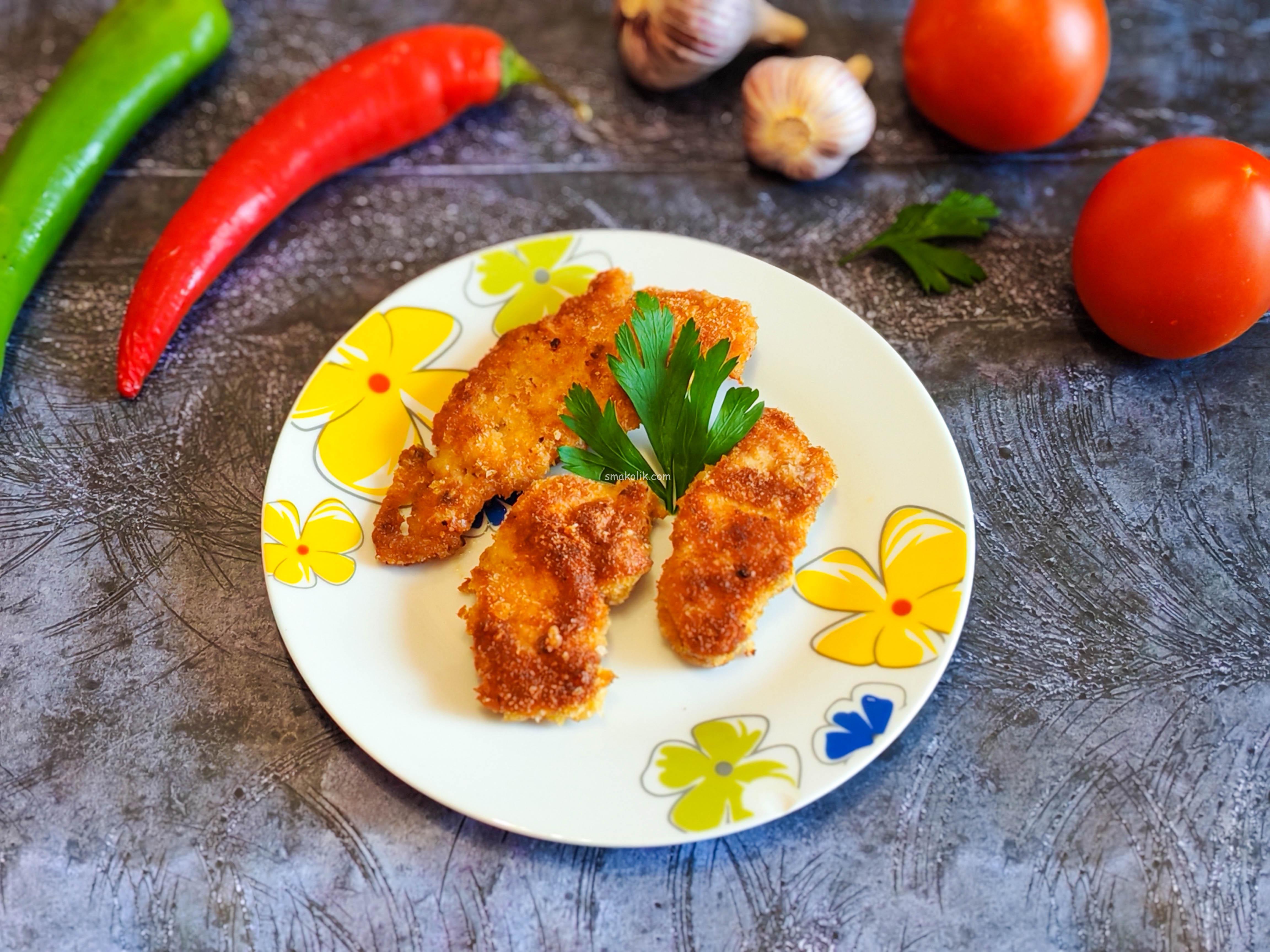 куриное филе в панировке
